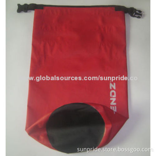 Waterproof storage bag, drifting bag, dry bag, 1 compartment to pack items, rescue bag as float